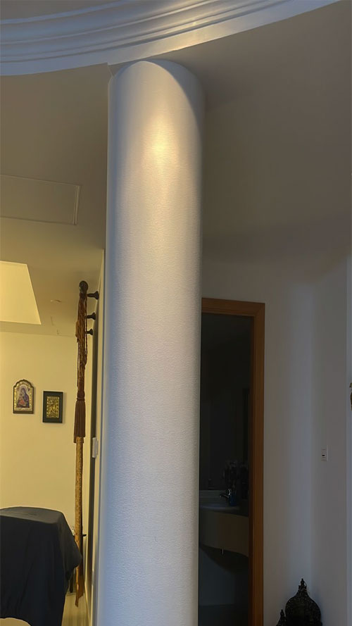 wrapping pillar